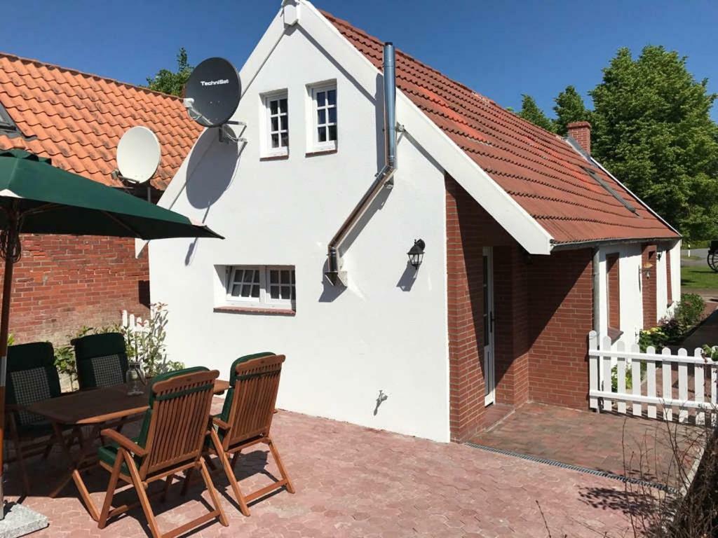 Ferienhaus Wattwurm Rysum Exterior foto