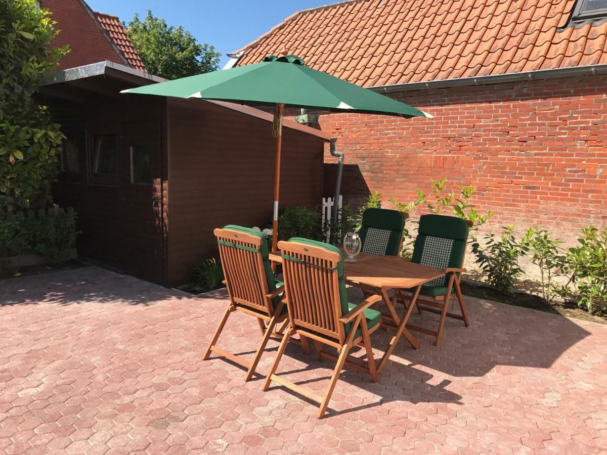 Ferienhaus Wattwurm Rysum Exterior foto